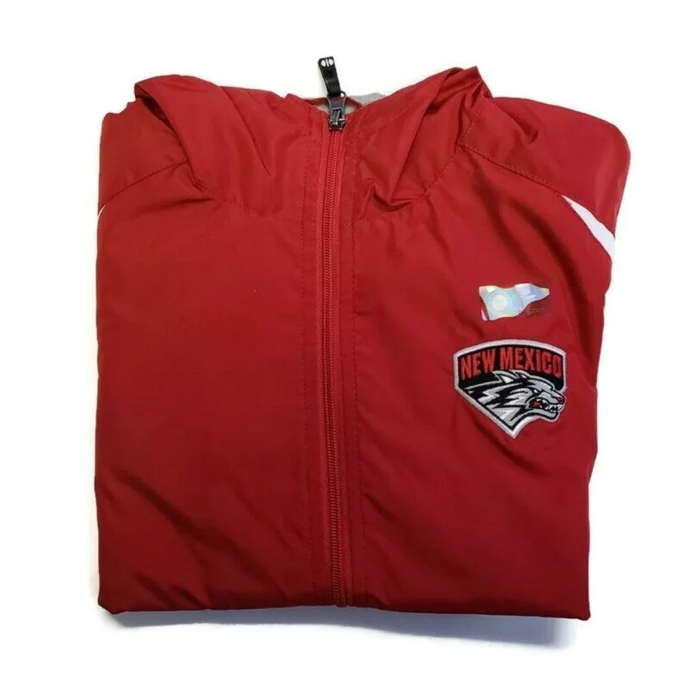 NCAA New Mexico Lobos Unisex Collision Windbreaker Jacket Youth Size L